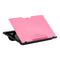 Mind Reader Adjustable 8-Position Lap Desk with Cushions – Pink (LTADJUST-PNK)