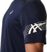 ASICS Men Sports T-Shirt Navy Lightweight Breathable Training Wear