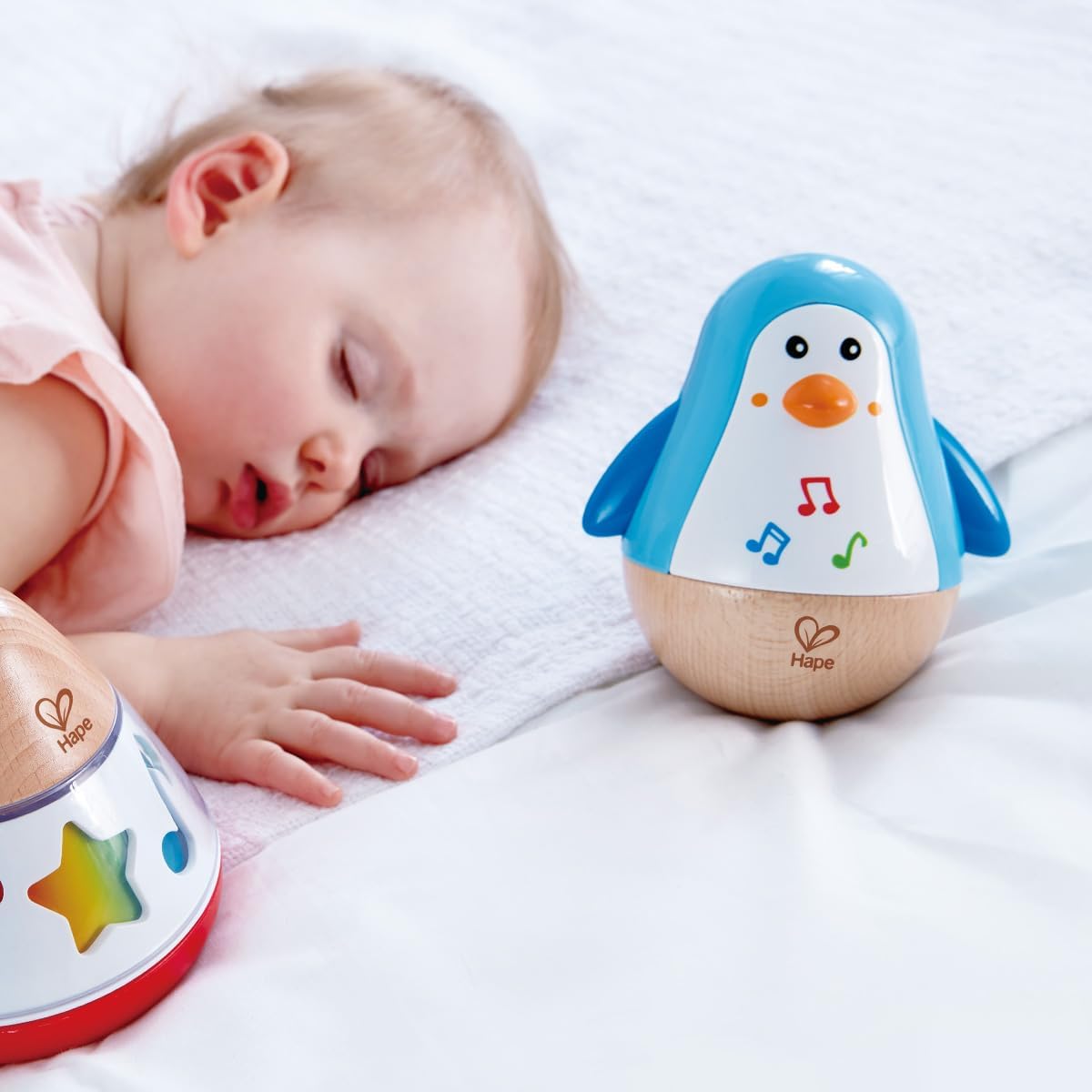 Wobbly Colorful Penguin – Roly-Poly Toy for Kids