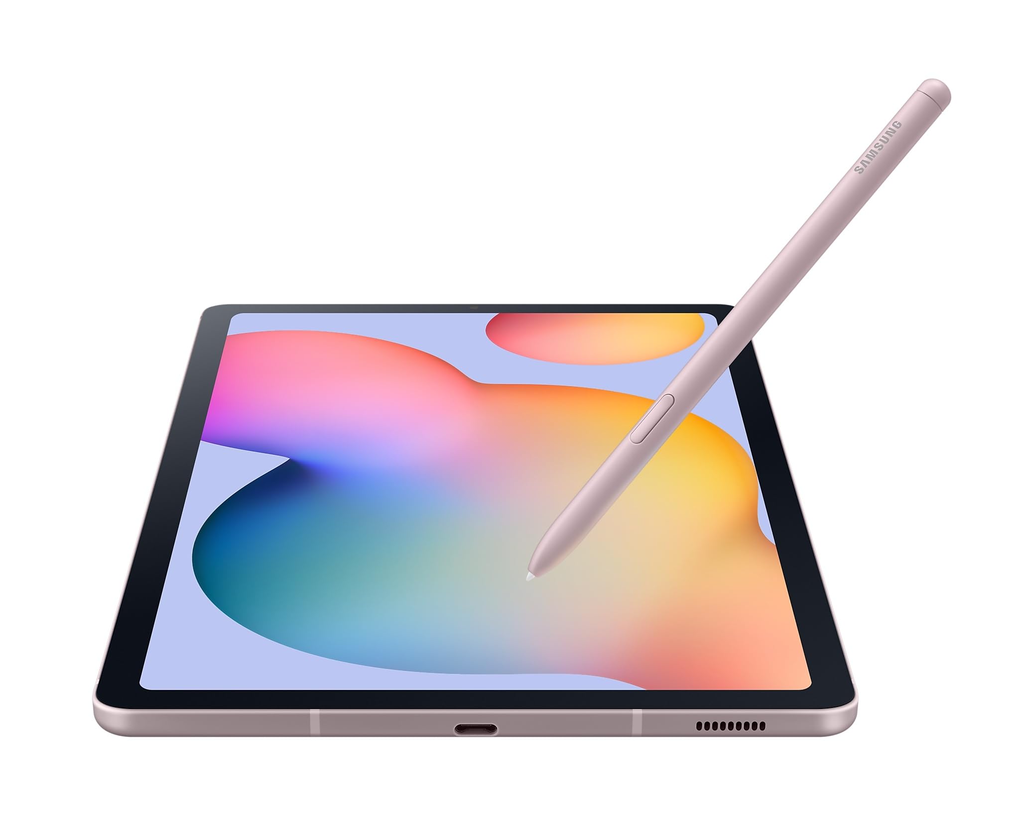 هاز Samsung Galaxy Tab S6 Lite الوردي جهازًا لوحيًا متعدد الاستخدامات بنظام أندرويد، مصمم للإنتاجية، الإبداع، والترفيه