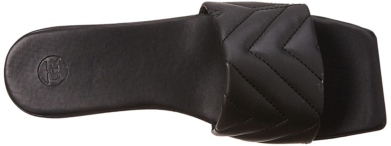 Club Aldo Quilted Square Toe Flat Slides for Women