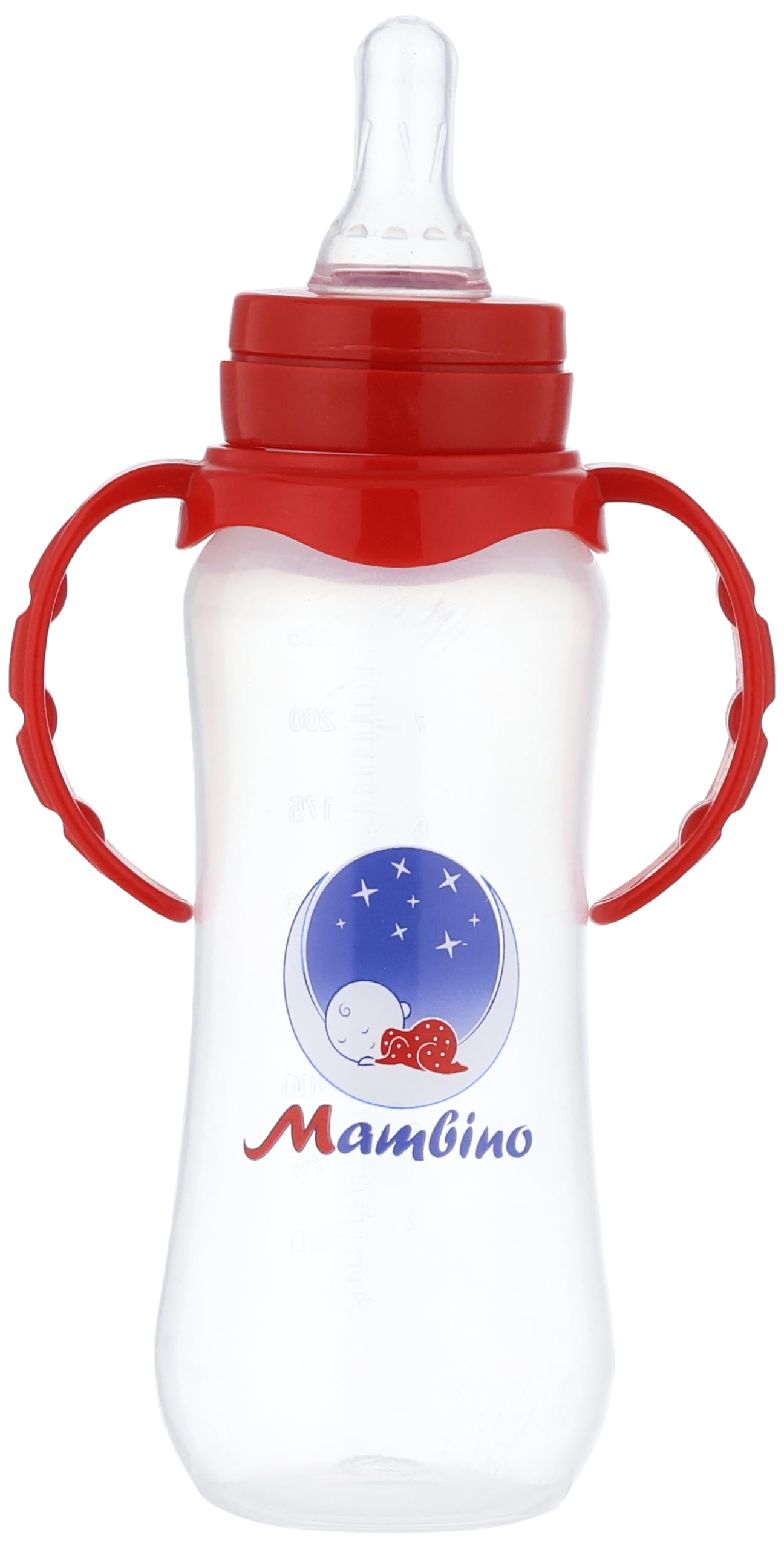 MAMBINO Baby Bottle With Hand  ,250 ml ,4month - Safqqa