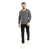 Andora mens V-Neck Knitted Solid Pullover Sweater