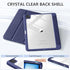 Mastten iPad Pro 12.9 Case M2 2024 with Pencil Holder Auto Wake Sleep Navy Blue