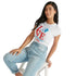 Splash Basic Tshirt For Women, White-size: 10 - Safqqa Egypt