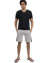 Dalydress Dare Basic V Neck Short Sleeves T-Shirt for Men - Black - Safqqa Egypt