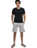 Dalydress Dare Basic V Neck Short Sleeves T-Shirt for Men - Black - Safqqa Egypt
