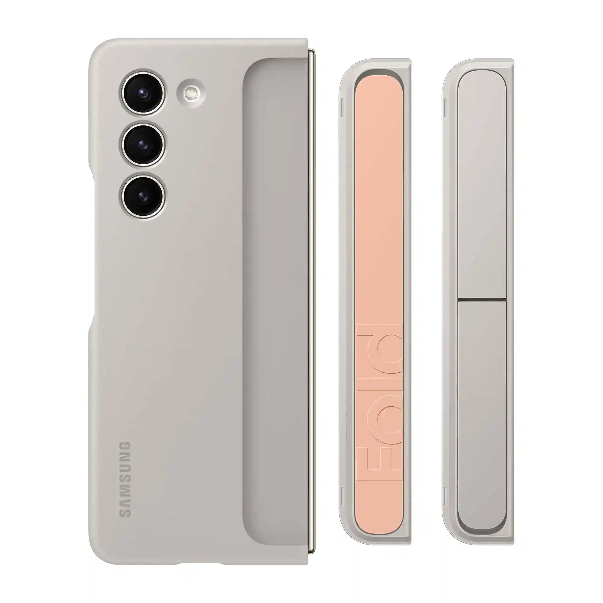 غطاء الهاتف القابل للوقوف مع حزام لهاتف سامسونج جالاكسي زد فولد 5 يوفر حماية أنيقة وعملية للجهاز. يسمح تصميمه بوضع الهاتف بشكل قائم لمشاهدة الفيديوهات دون استخدام اليدين