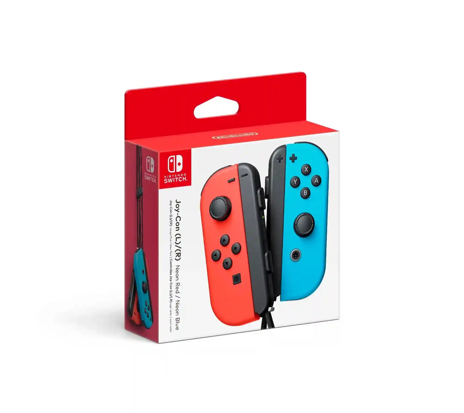 Nintendo Switch Left and Right Joy-Cons - Neon Red and Neon Blue