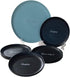Mazaj Porcelain Gâteau Set 7 Pcs Dinner & Dessert Plates Multi Color
