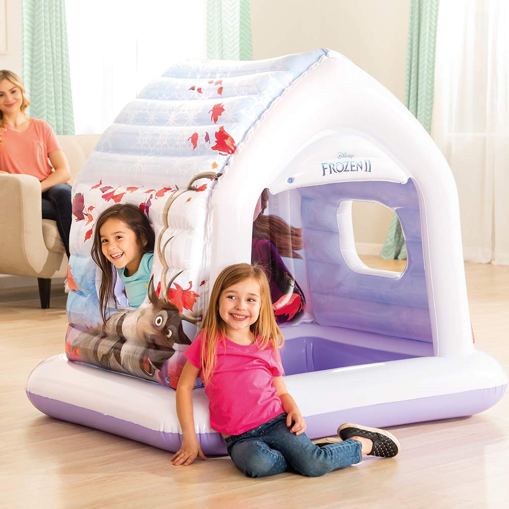 Intex 48632NP Frozen Play House, Multicolor Inflatable Kids Play Tent