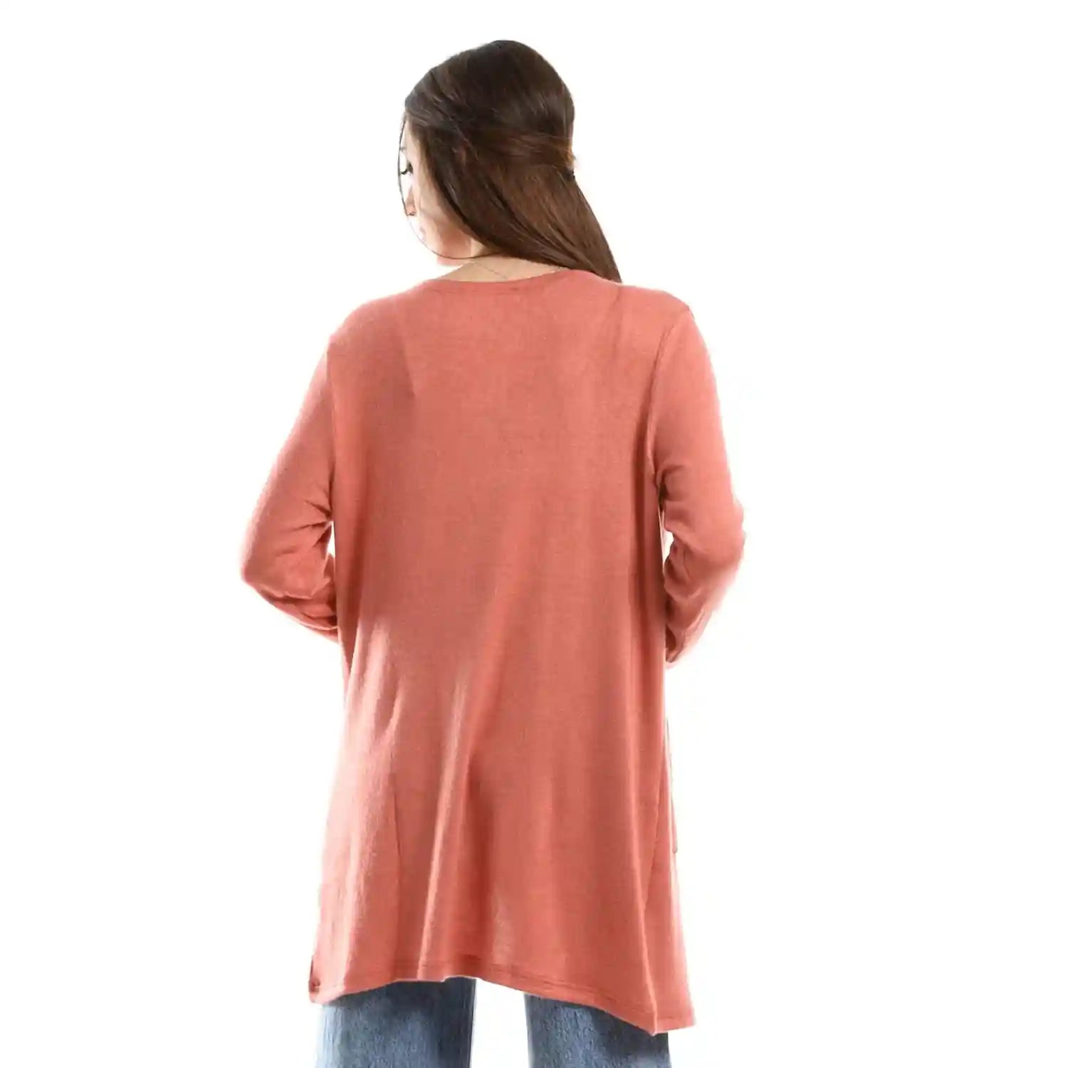 JAMILA Women Side Pockets Short Cardigan SWEATER