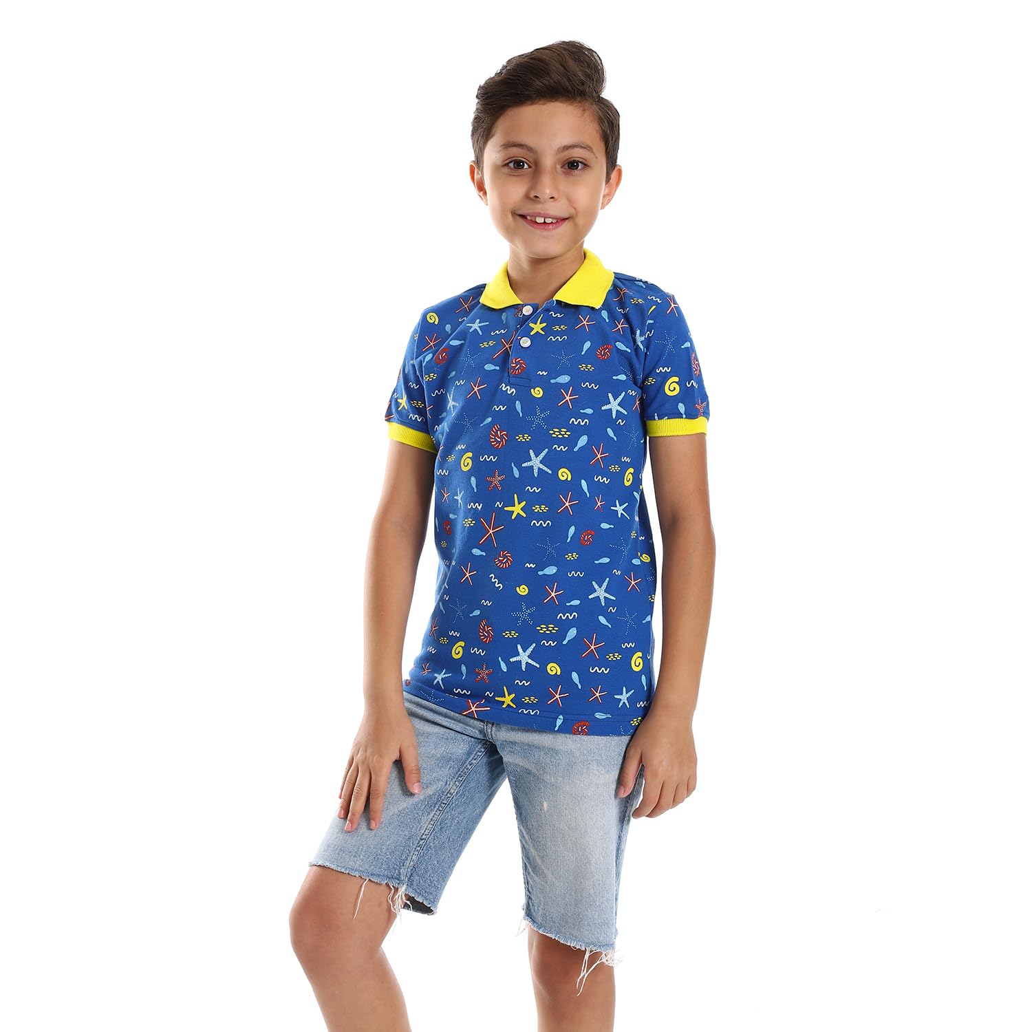 Andora Boys Figure-35S23B30302 Polo Shirt - Safqqa Egypt