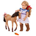 دمية فرس وفارس Our Generation Shelley & Buckskin Appaloosa – مقاس 18 بوصة للبنات من 3 سنوات فأكثر