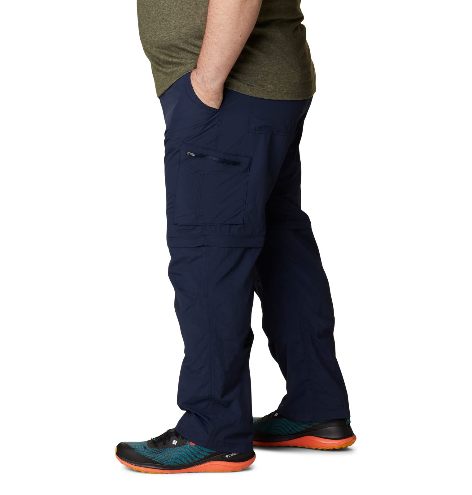 Columbia Men’s Silver Ridge Convertible Pants & Tamiami II Short Sleeve Shirt – Breathable, Quick-Dry Outdoor Set with UPF Sun Protection