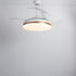 Enarat Fini ceiling fan with hidden blades-40-Inch Size, White