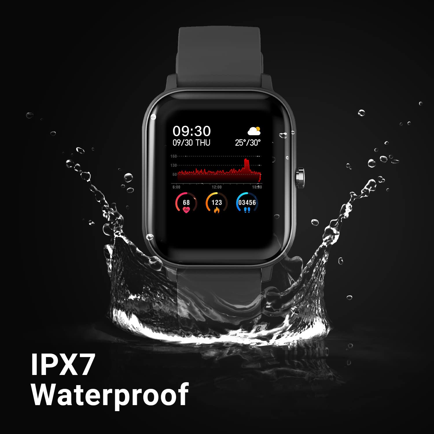 Fire-Bolt Smartwatch Spo2 – Full Touchscreen with Heart Rate Monitoring