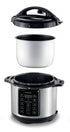 Kenwood 14-in-1 Electric Pressure Cooker 6L, 1000W Multifunctional Programmable Multicooker with 14 Smart Cook Programs & Safety Features – PCM60 Black/Silver