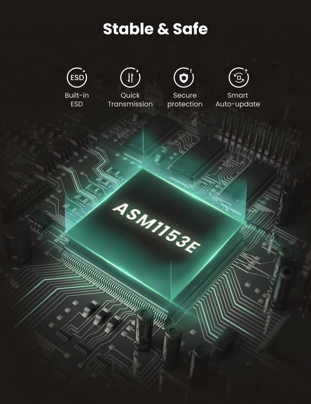 محول UGREEN من USB C إلى Sata كابل قارئ قرص صلب خارجي 2.5 SSD مجموعة نقل UASP مدعومة متوافقة مع Samsung و Crucial و WD و Toshiba قرص صلب داخلي Sata HDD SSD وجهاز كمبيوتر محمول USB C مثل MacBook