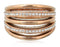 Ferre Milano Women’s Fashion Ring, Rose Gold