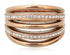 Ferre Milano Women’s Fashion Ring, Rose Gold