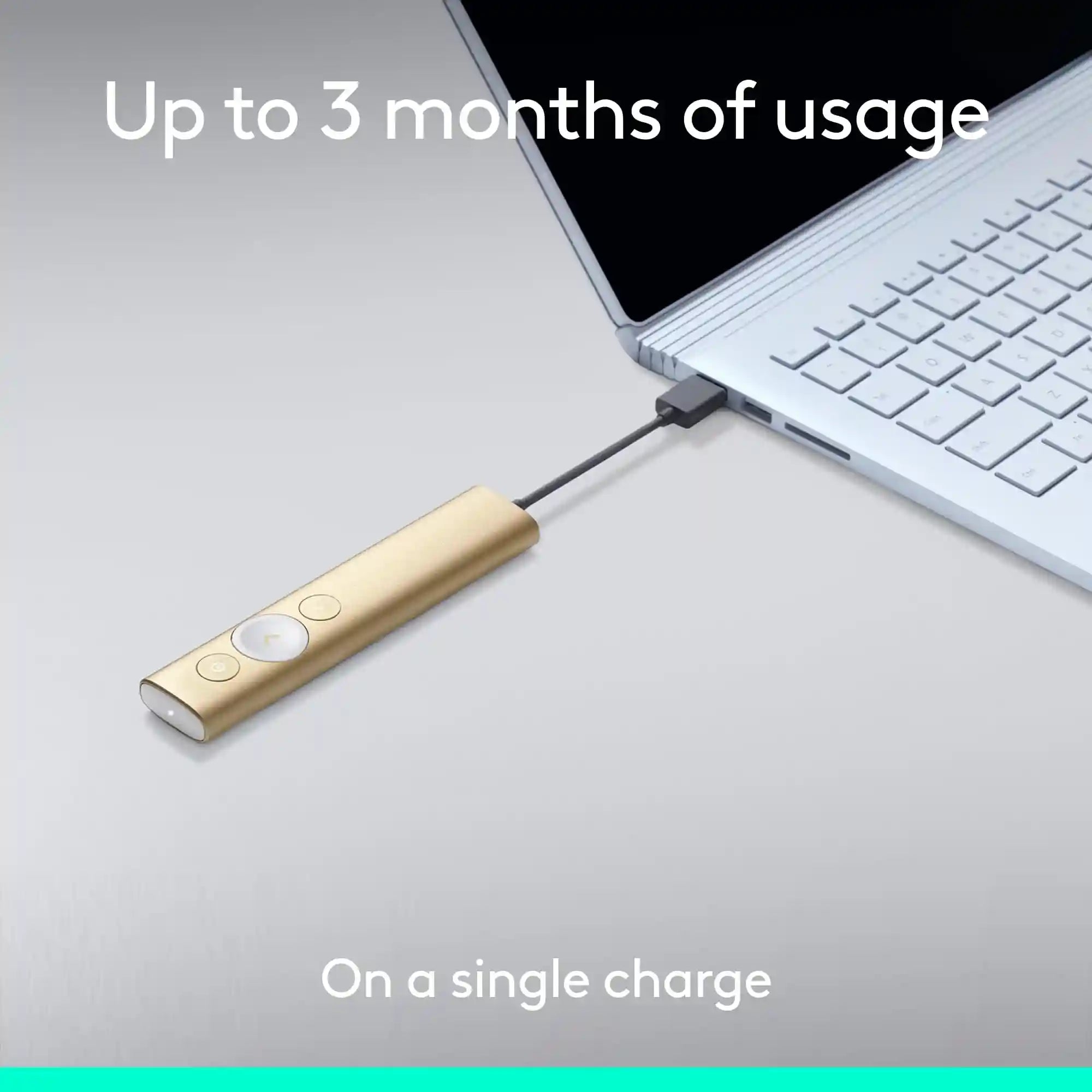 ريموت العرض لوجيتك سبوتلايت – تحكم احترافي للشرائح بمدى 30 متر وشحن سريع – Safqqa Egypt