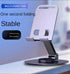 Like Star 360° Adjustable Metal Mobile Phone Stand, Foldable Desktop Holder for All Smartphones