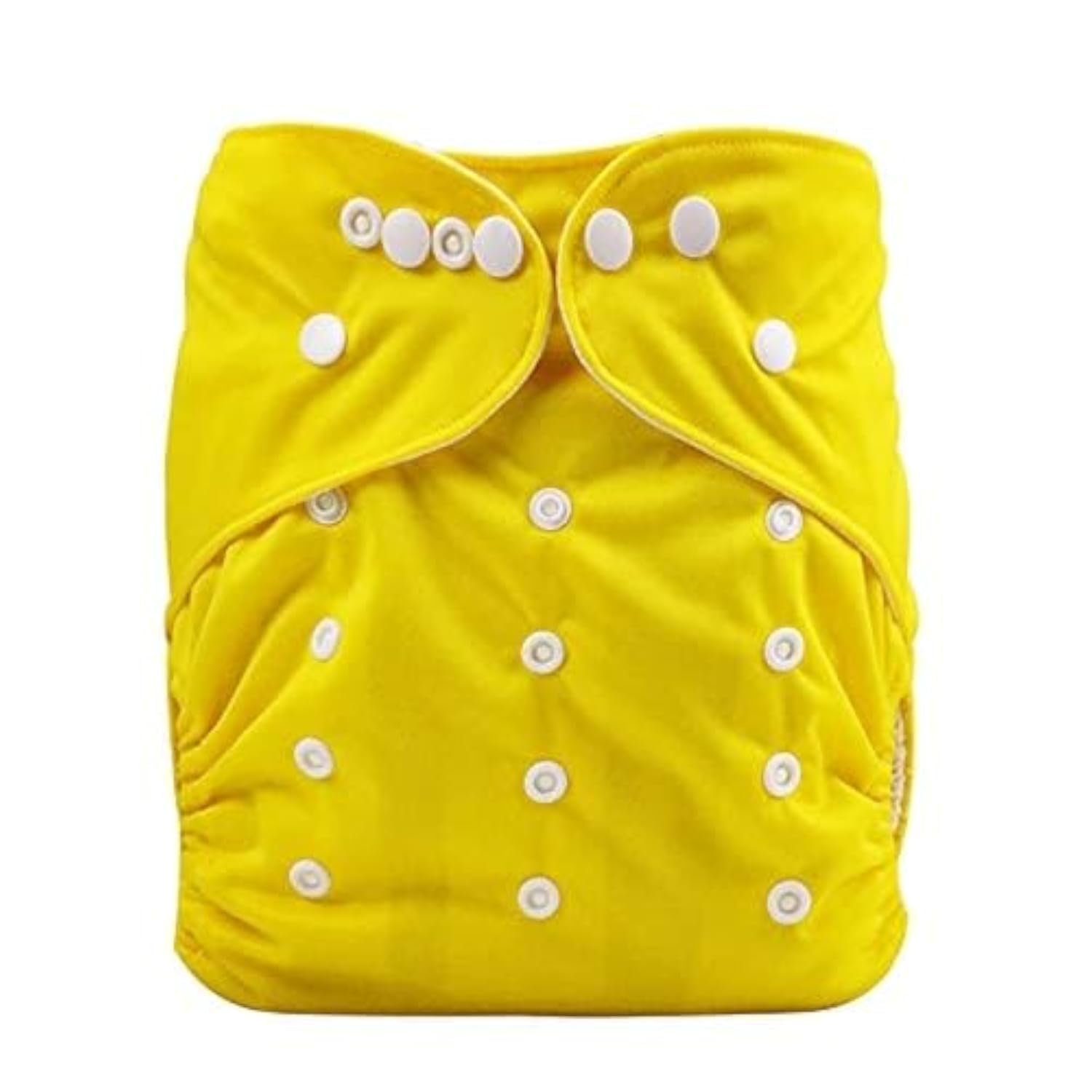 حفاضة قماشية مقاومة للتسرب وقابلة للغسل وقابلة للتعديل من جينيريك. تتميز هذه الحفاضة القابلة لإعادة الاستخدام بطبقة داخلية ناعمة وقابلة للتنفس لطيفة على بشرة الطفل