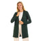 JAMILA Women Basic Plain Open Neckline Cardigan SWEATER