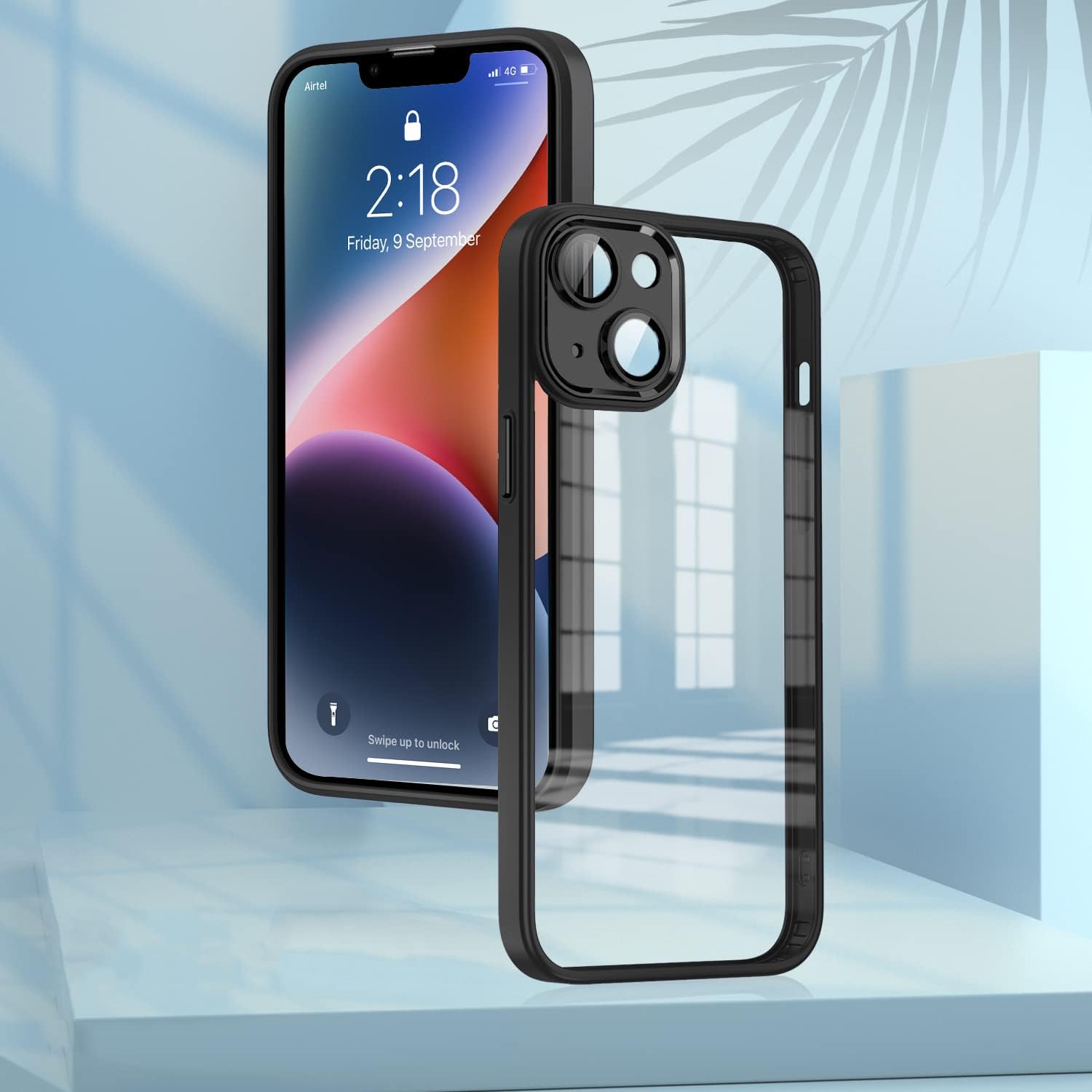 Dl3 Mobilak Compatible with iPhone 11 6.1-Inch Case, Military-Grade Shockproof Anti-Yellowing, Slim Protective Phone Case Full Bumper Cover With Camera Lens Protective - Black