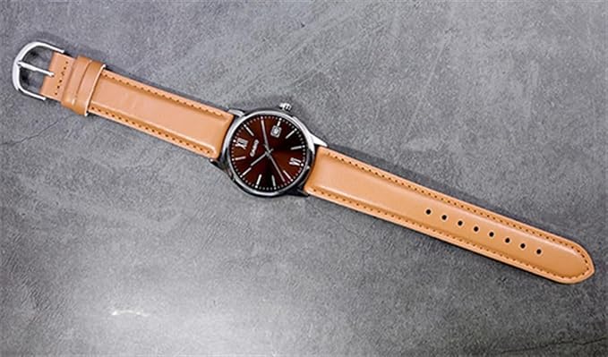 Casio Men's Watch Brown Dial Brown Band Analog Classic Design – Safqqa Egypt