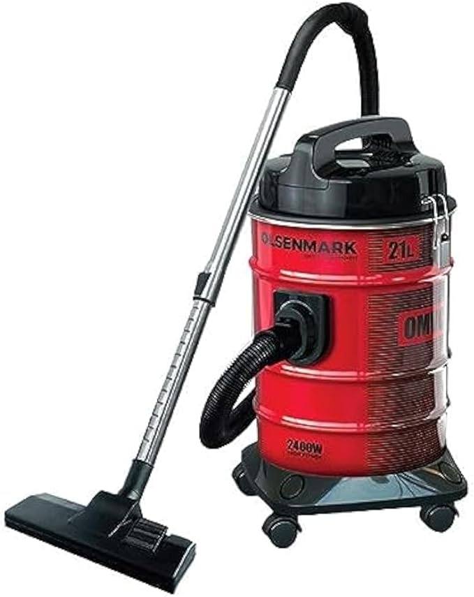 Olsenmark Vacuum Cleaner 2400W 21L OMVC1847 Red Black – Safqqa Egypt