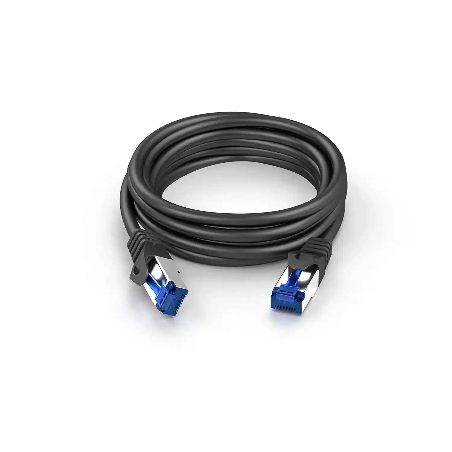 KabelDirekt 724 5m x5 Ethernet, patch & network cable (transfers gigabit internet speed, ideal for 1Gbps networks/LANs, routers, modems, switches, RJ45 plug ) black/silver - Safqqa Egypt