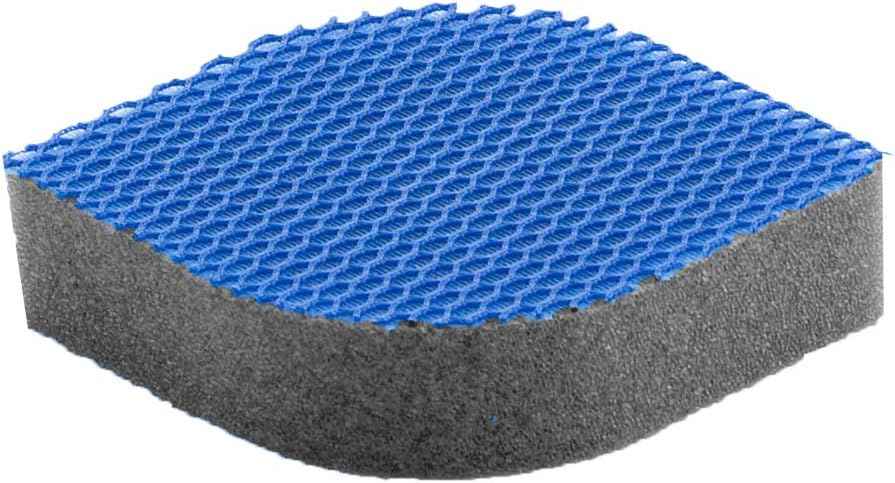 Maya Evo Sponge Pack 2 Units Crockery (black sponge/blue net) 07114 - Safqqa Egypt