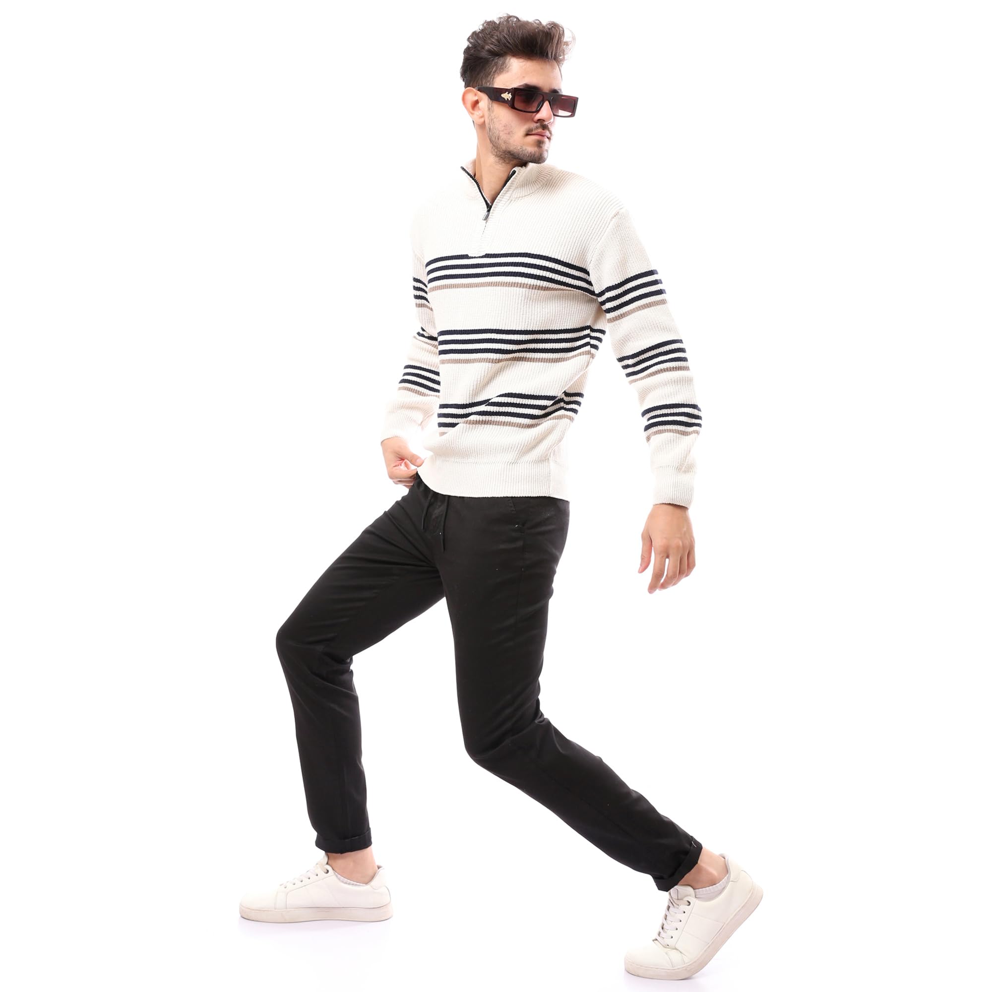 Andora Mens Fly Zipper Buttoned 36W24M3201 Modern Casual Pants - Safqqa Egypt