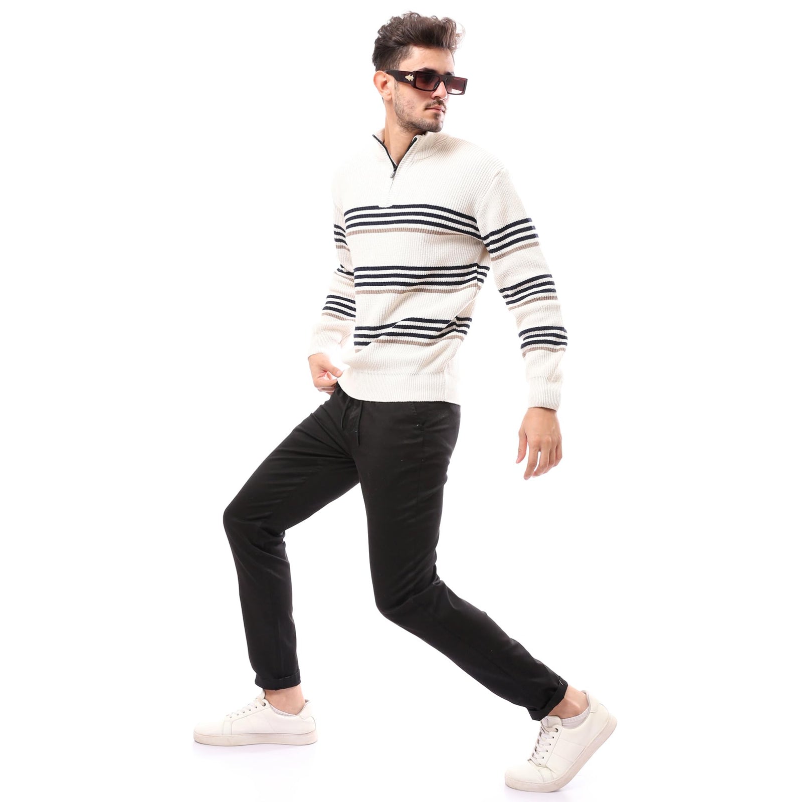 Andora Mens Fly Zipper Buttoned 36W24M3201 Modern Casual Pants - Safqqa Egypt