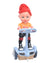Generic Light-up Plastic Toy Featuring a Boy Standing On a Balance Bike For Baby - Safqqa
