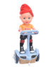 Generic Light-up Plastic Toy Featuring a Boy Standing On a Balance Bike For Baby - Safqqa