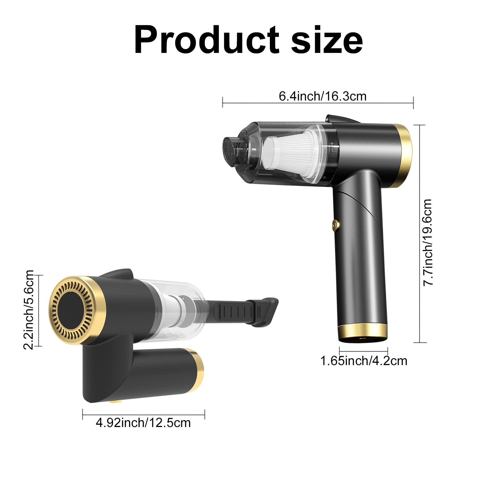 Generic Cordless Handheld Vacuum Cleaner for Car Cleaning - Safqqa Egypt