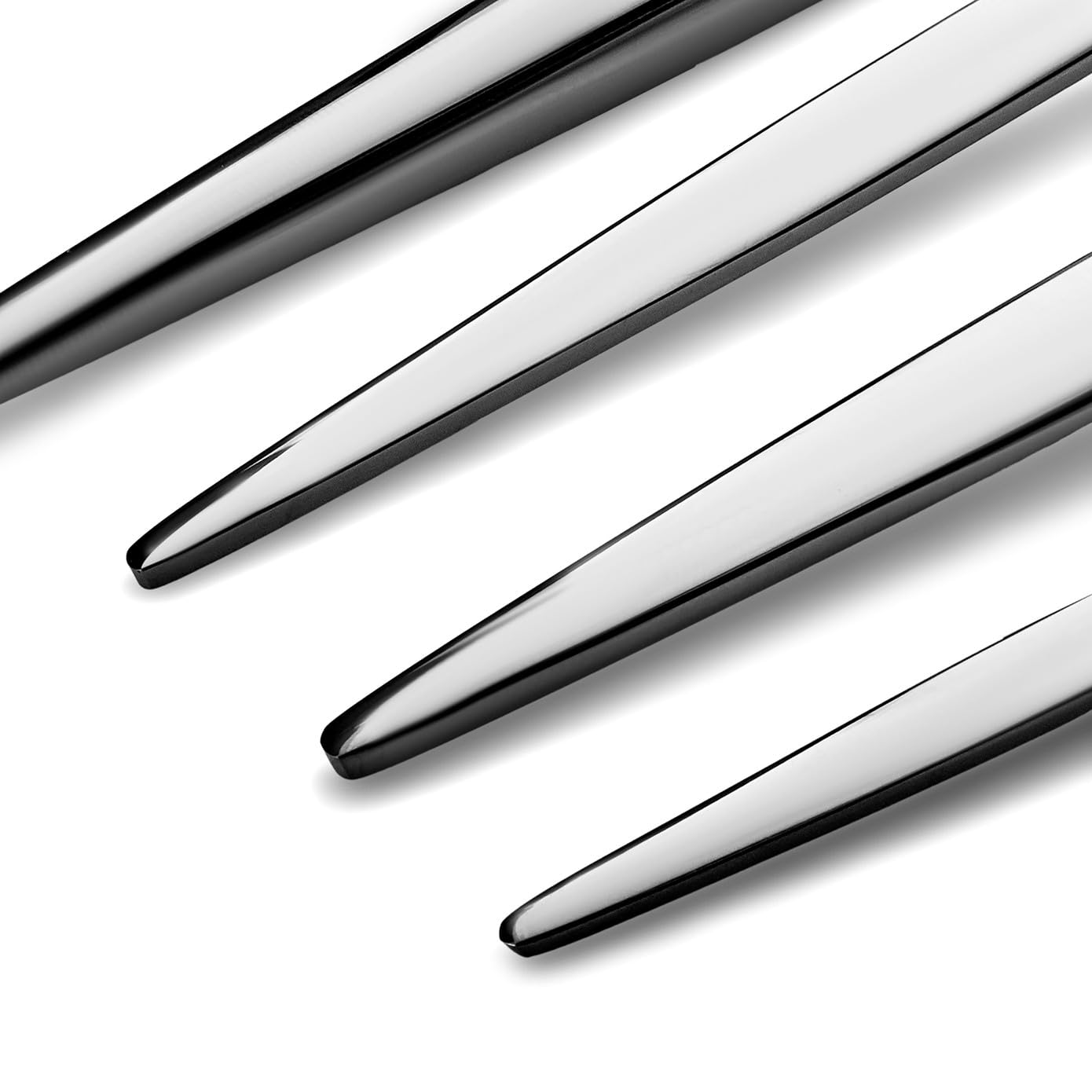 Karaca 316 Stainless Steel 84-Piece Cutlery Set, Silver Flatware Collection