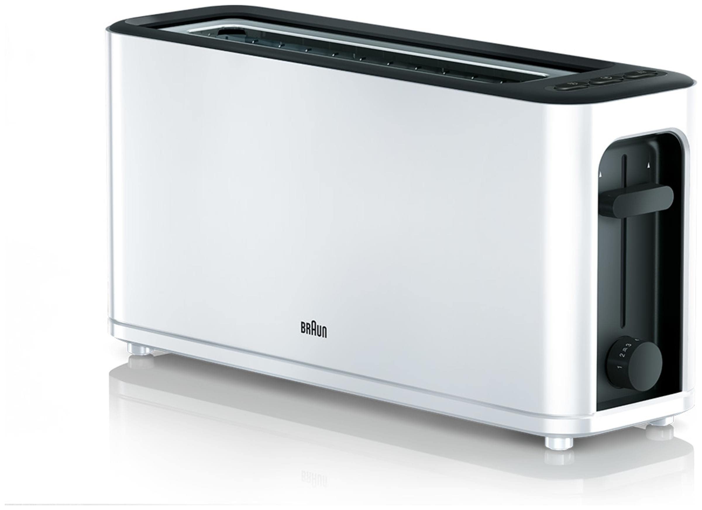 محمصة براون موديل (HT3100WH) بفتحة واحدة - 7 مستويات تحمير 