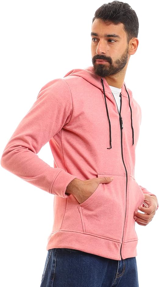 Andora mens Cotton Full Zipper With Front Pockets Sweatshirt