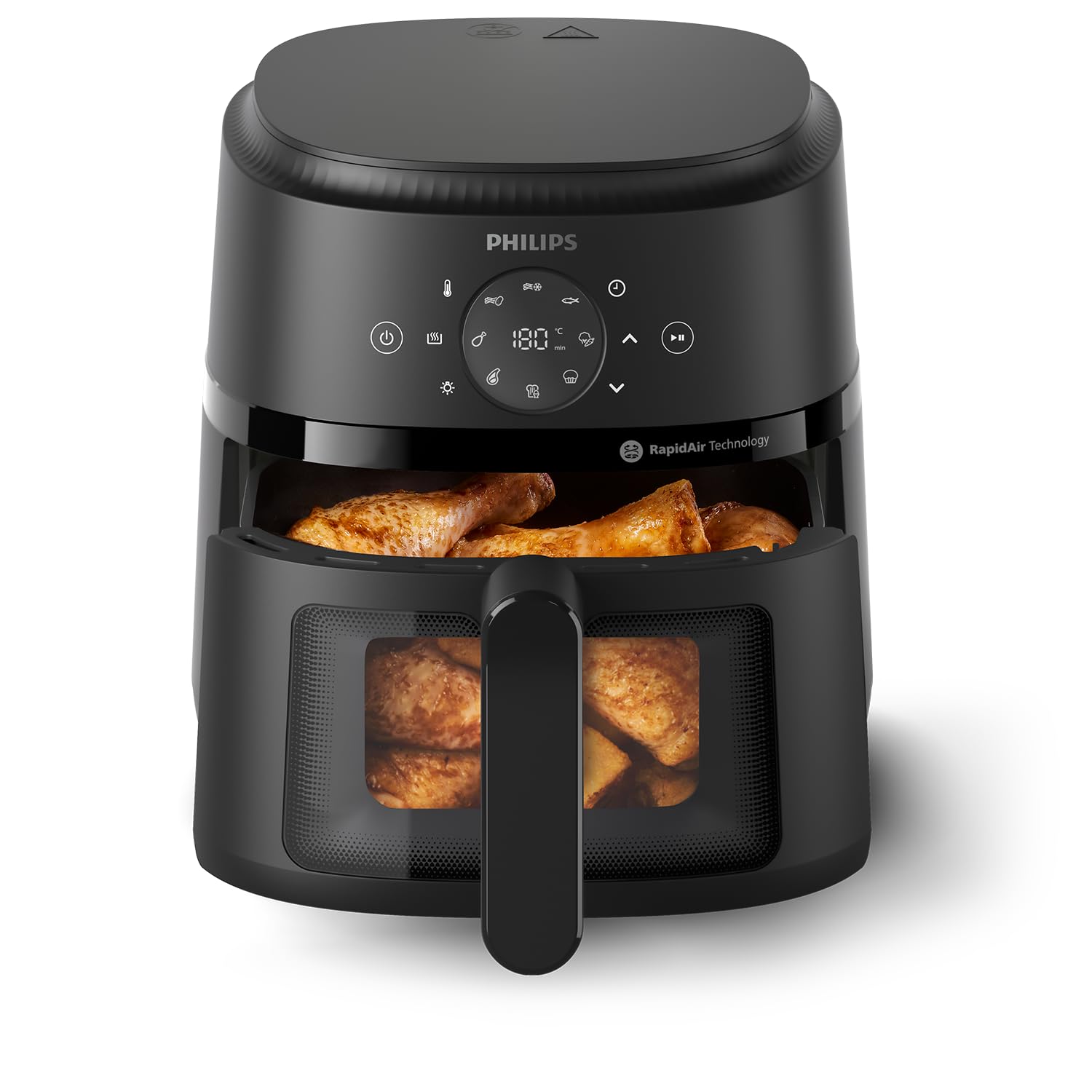 Philips Airfryer 2000 Series – 4.2L, 1500W, Rapid Air Technology, Touchscreen, Cooking Window, Connected to HomeID App – Safqqa Egypt