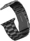 Generic Compatible with Apple Watch Band 38mm, Version Solid Stainless Steel Metal Apple Watch Strap Business Replacement iWatch Strap for Apple Watch Series 1/2/3, Unisex
