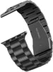 Generic Compatible with Apple Watch Band 38mm, Version Solid Stainless Steel Metal Apple Watch Strap Business Replacement iWatch Strap for Apple Watch Series 1/2/3, Unisex - Safqqa Egypt