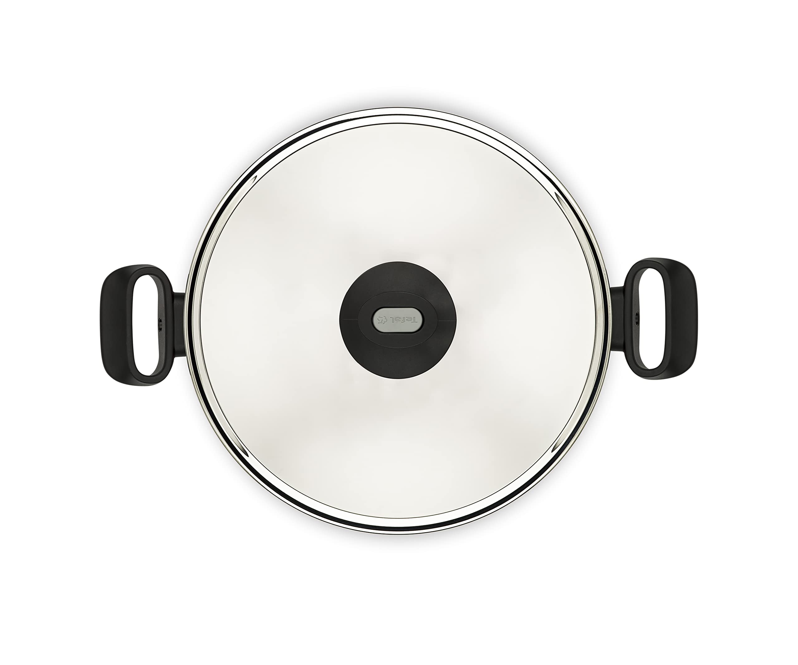 طقم قدور تفال تمبو، 5 قطع، مقاسات (18-20-24-26-28) سم، باللون الأحمر - 220089958 (خدش بسيط)