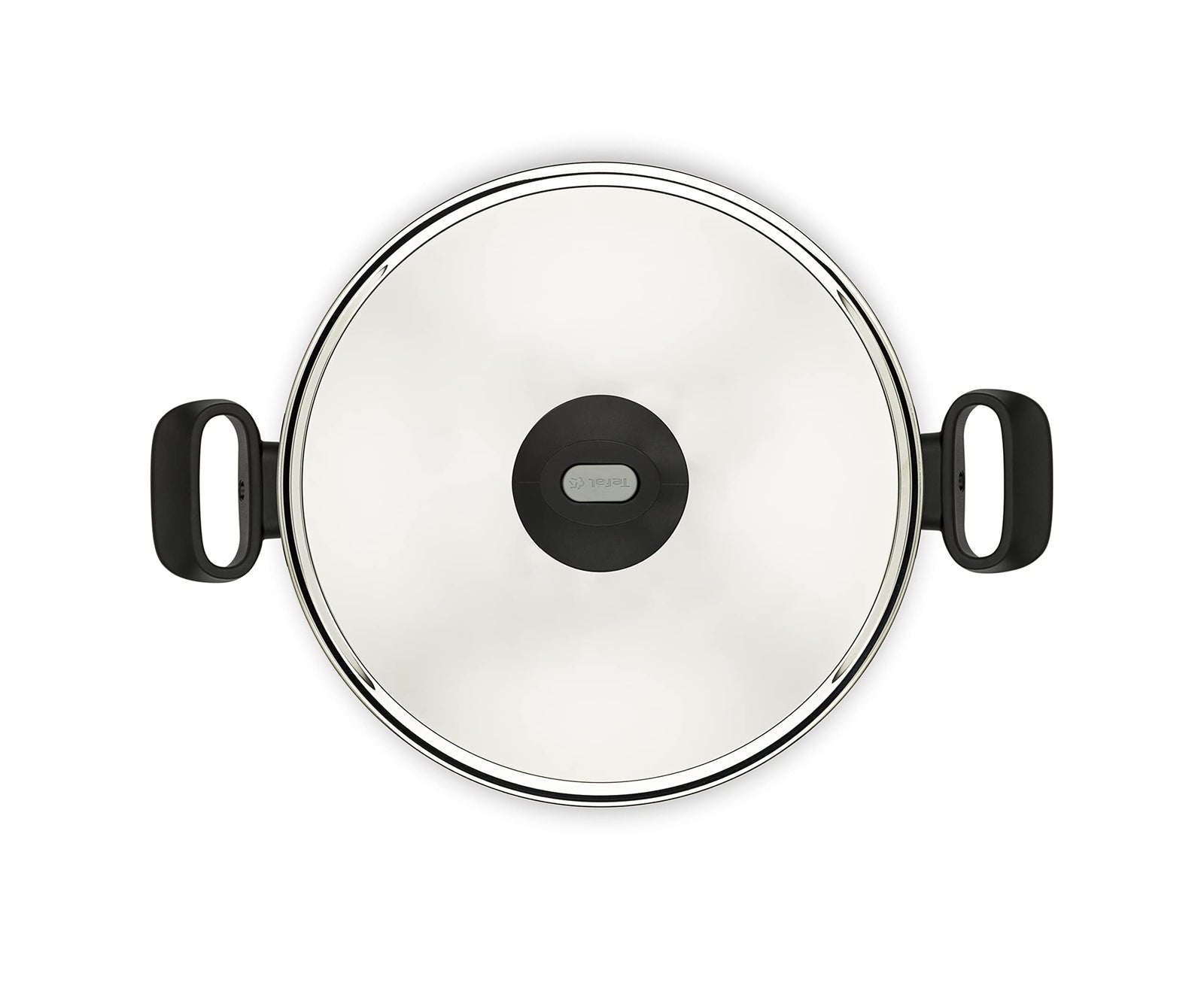 طقم قدور تفال تمبو، 5 قطع، مقاسات (18-20-24-26-28) سم، باللون الأحمر - 220089958 (خدش بسيط)