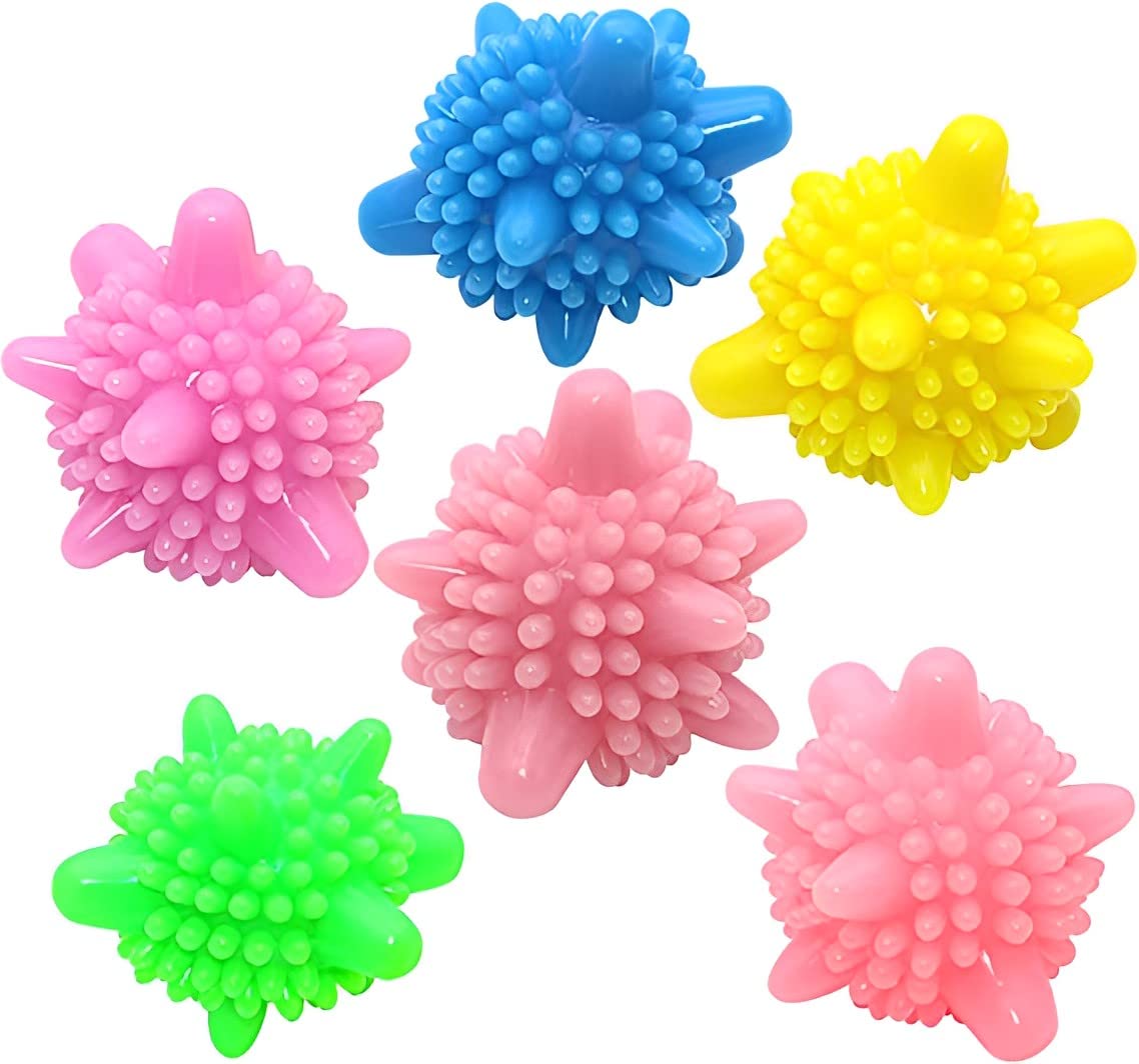كرات غسيل صلبة متعددة الألوان لتنظيف الغسالة – لون عشوائي (عبوة واحدة)