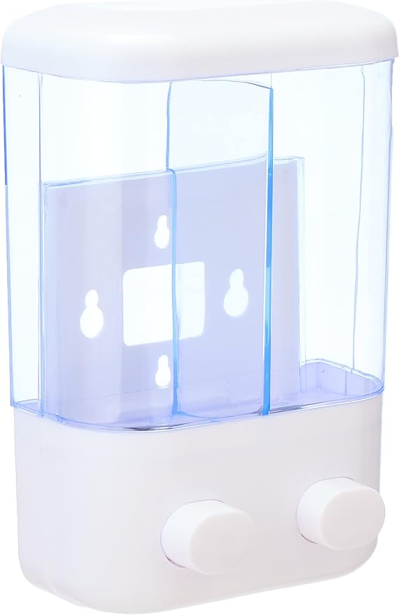 موزع صابون بلاستيكي شفاف من Black Bear بسعة 500 مل، مصمم لتسهيل استخدام الصابون بطريقة نظيفة وصحية. 