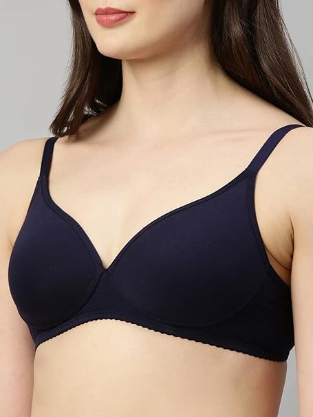 Enamor Women Bra Dark Blue Comfortable Fit – Safqqa Egypt